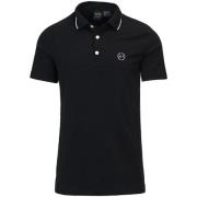 T-shirt EAX Classic Fit poloshirt voor heren zwart