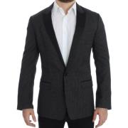 Kostuum D&amp;G Tweed Blazer Sjaal Kraag