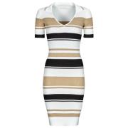 Korte Jurk Guess EVIE STRIPED POLO DRESS