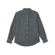 Overhemd Lange Mouw Portuguese Flannel Lobo Shirt - Antracite