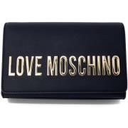 Tas Love Moschino Zwarte Leren Portemonnee