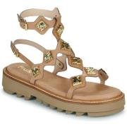 Sandalen Fru.it 9169-100-HELGA-TAUPE-TEXANO-LEGNO