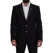 Kostuum D&amp;G Classic Fit Blazer Zwart Wol