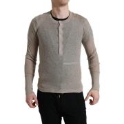 Sweater D&amp;G Henley kasjmier overhemd met lange mouwen