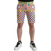 Korte Broek D&amp;G icilian Print hort Multicolor