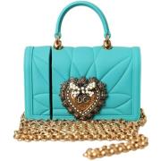 Handtas D&amp;G Sicilie Mini Tas Turquoise Siliconen