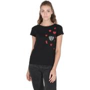 T-shirt Love Moschino Hart Print Pocket TShirt Korte Mouwen