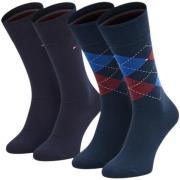 Sokken Tommy Hilfiger Heren Crew Sokken Argyle Patroon