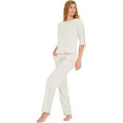 Pyjama's / nachthemden Lisca Freely Pyjamabroek top driekwart mouwen C...