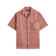 Overhemd Lange Mouw Portuguese Flannel Summer Boucle Shirt - Grape