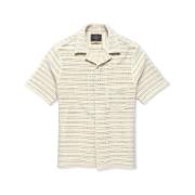 Overhemd Lange Mouw Portuguese Flannel Drove Knit Shirt - Offwhite