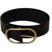 Riem D&amp;G Leren riem ovale gesp