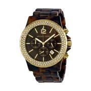 Horloge MICHAEL Michael Kors MK5557 Tortoise chronograaf horloge