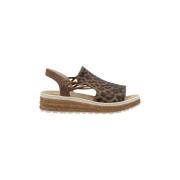 Sandalen Rieker 62741 LEOPARD Marron