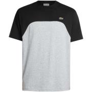 T-shirt Korte Mouw Lacoste T-shirt met katoenen jersey en kleurblokken