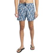 Zwembroek Emporio Armani Logopatroon Grafische zwemshorts