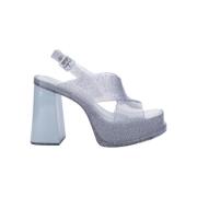 Nette schoenen Melissa Dance Heel - Glitter Clear/Blue