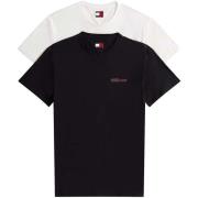 T-shirt Tommy Jeans 2 Pack Slim T-Shirts Ecru/Black