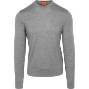 Sweater Suitable Merino Pullover Grijs