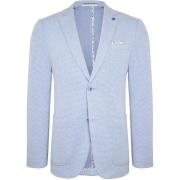 Blazer R2 Amsterdam R2 Halflined Colbert Print Lichtblauw