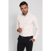 Overhemd Lange Mouw Suitable Overhemd Twill Ecru