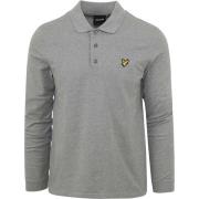T-shirt Lyle And Scott Longsleeve Polo Grijs