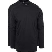 T-shirt Alan Red T-Shirt Virginia Zwart Longsleeve 2-pack