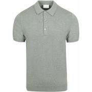T-shirt Profuomo Poloshirt Luxury Knitted Groen
