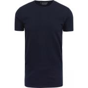 T-shirt Garage Stretch Basic Navy O-Hals