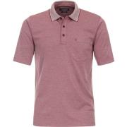 T-shirt Casa Moda Polo Stretch Melange Roze