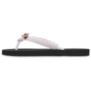 Teenslippers Uzurii Pink Macrame Switch