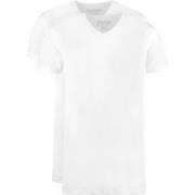 T-shirt Slater 2-pack T-shirt V-neck Wit