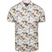 T-shirt R2 Amsterdam R2 Polo Japanese Knitted Flower Print