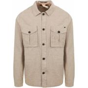 Sweater No Excess Overshirt Linnen Beige