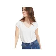Blouse Vila Scoop Top - Optical Snow