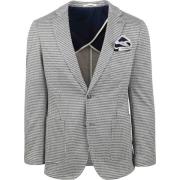 Blazer Blue Industry Colbert Print Grijs