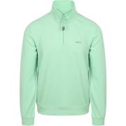 Sweater New Zealand Auckland NZA Trui Halfzip Cesar Jade Green