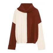 Sweater Pennyblack mozart_bianco_marrone