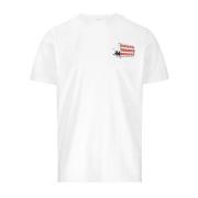 T-shirt Korte Mouw Kappa 381j19w_authentic_brex_bianco