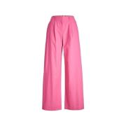 Broek Jjxx Pants Vigga Wide - Carmine Rose