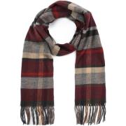 Sjaal Suitable Heren Sjaal Ruit Bruin Bordeaux