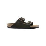 Sandalen BIRKENSTOCK Arizona SF Suede Leather Narrow - Mocha
