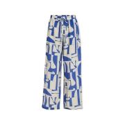 Broek Vila Sasja Trousers - Birch/Beaucoup
