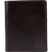 Portemonnee Suitable Portemonnee Nikkei Donkerbruin Leer - Skim Proof