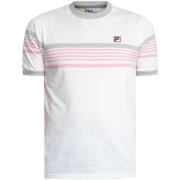 T-shirt Korte Mouw Fila James Yarn Dye-streep T-shirt