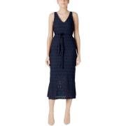 Korte Jurk Vila Viamalina V-Neck S/L Midi/Pb 14104109