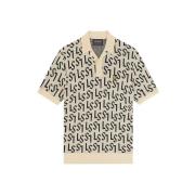 Polo Shirt Korte Mouw Lyle &amp; Scott Polo tricoté monogramme