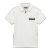 Polo Shirt Korte Mouw Napapijri Polo enfant Chamois