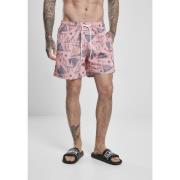 Zwembroek Urban Classics Short de bain pattern (grandes tailles)