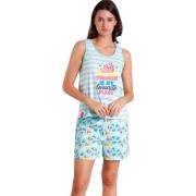 Pyjama's / nachthemden Admas Pyjamashort tanktop Sandia Mr Wonderful